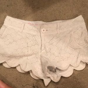 White Lilly Pulitzer shorts